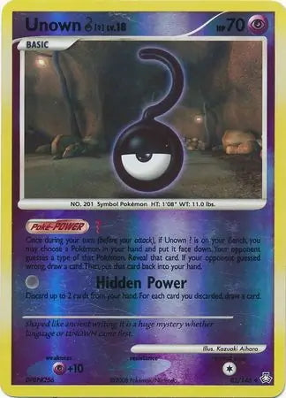 Legends Awakened Unown ? #82/146 reverse holo